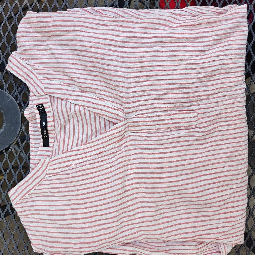 Pink Striped Top by Old Navy